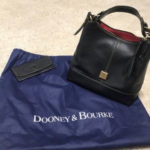 Large Pebble Hobo Handbag & Wallet Set